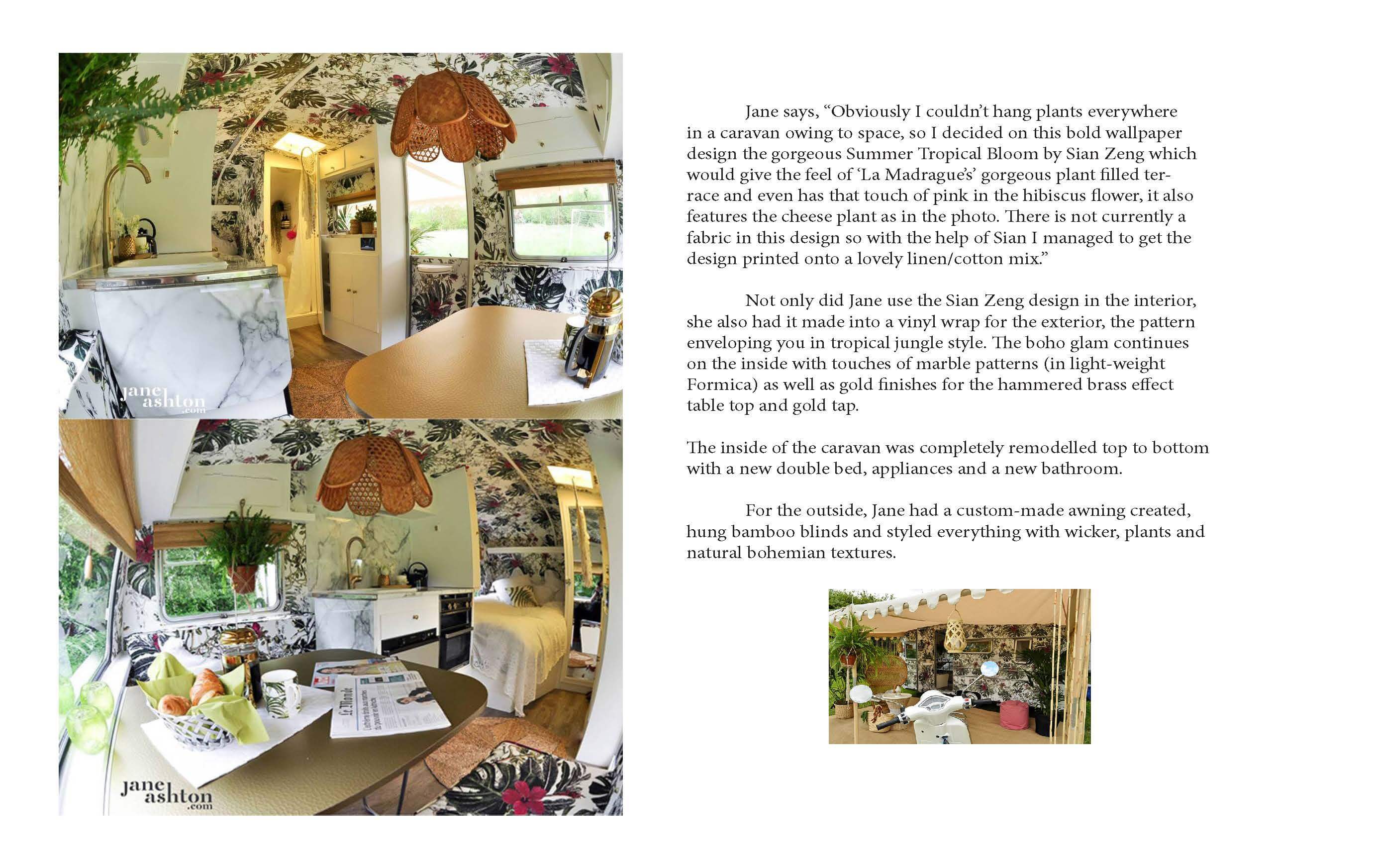 Swoonworthy Blog feature on Brigitte the Vintage Caravan makeover