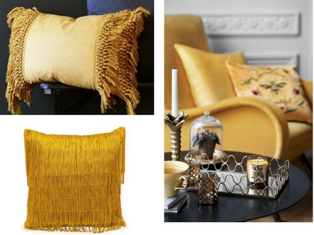 Yellow cushions