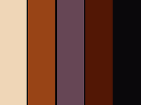 Sepia mood board colours