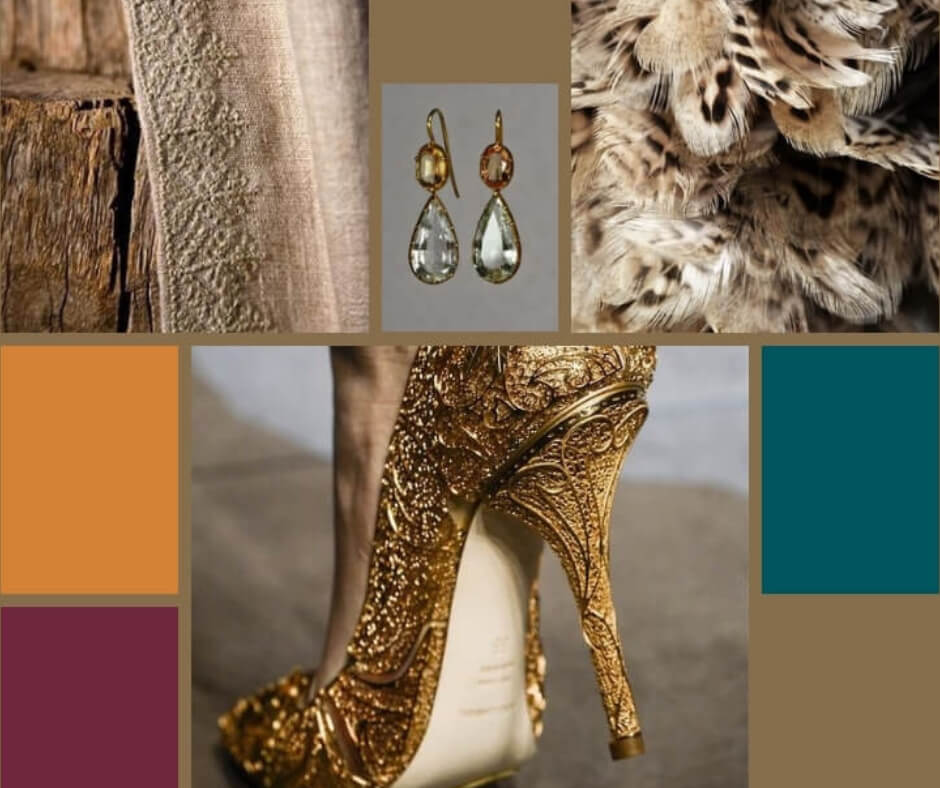 Christmas mood board by Jane Ashton