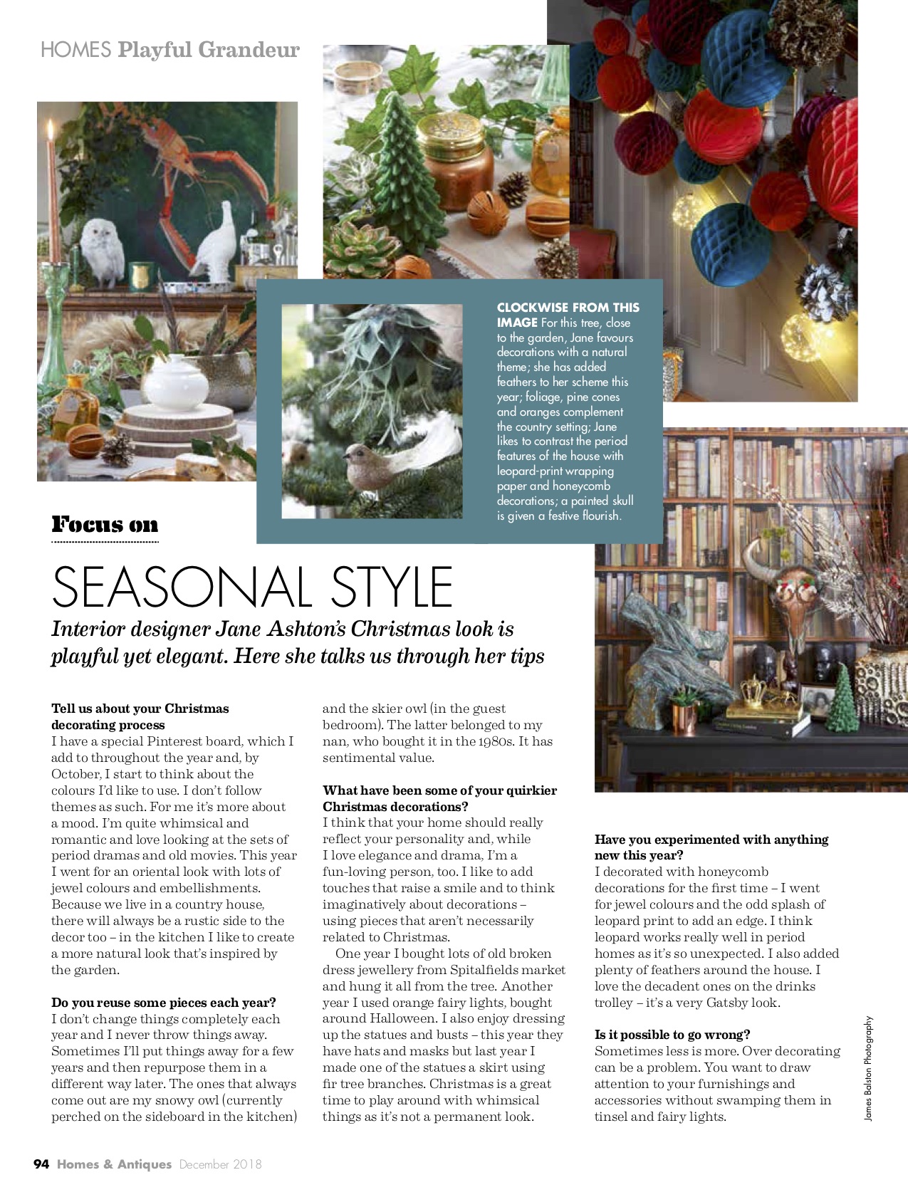 Homes & Antiques Christmas